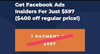 get facebook ads insiders for just $ 79