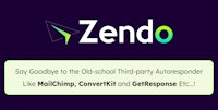 zendo's logo with the words'say goodbye to the old school trilogy autoresponder